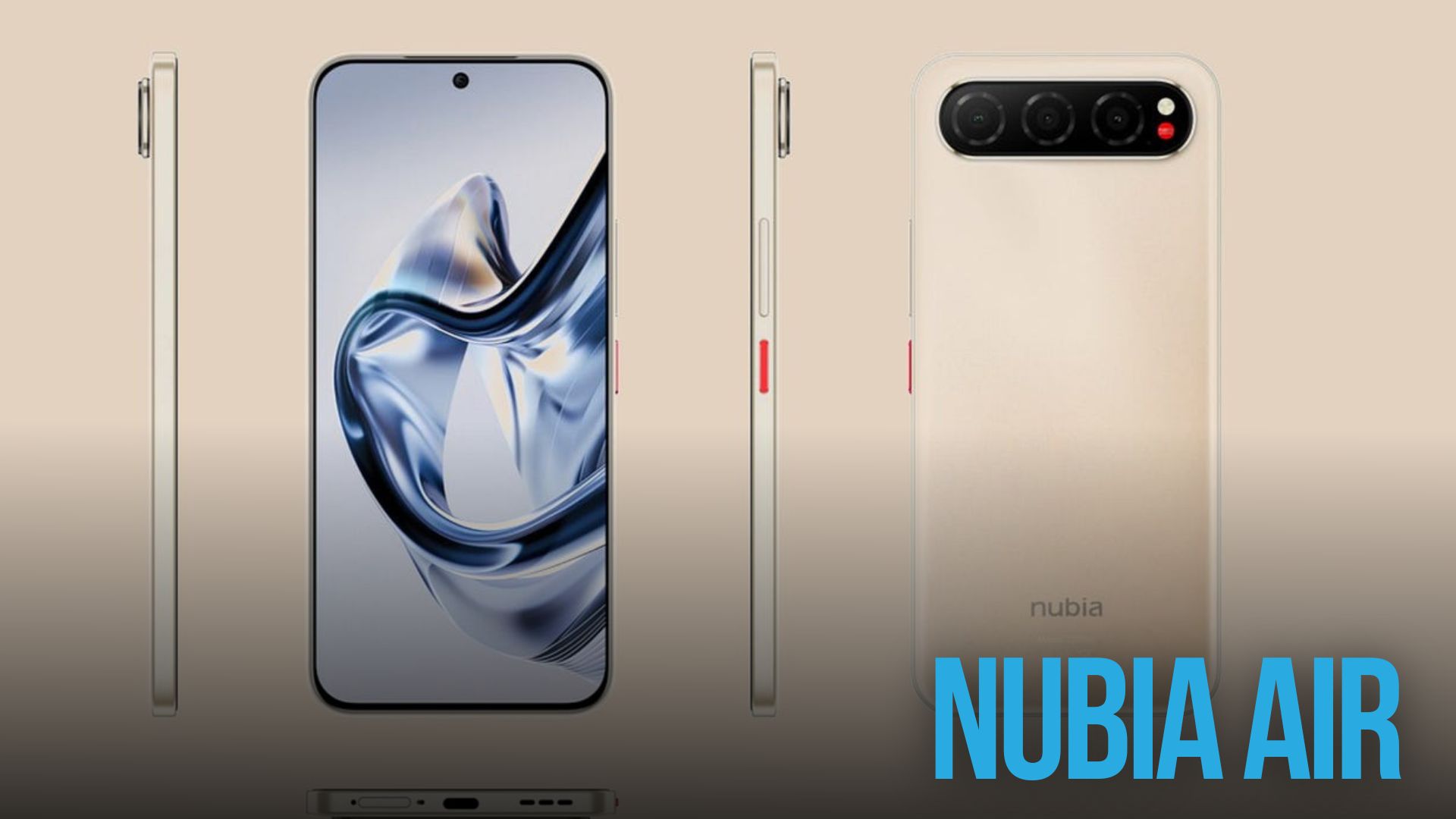 Nubia Air Leaks Reveal Full Specs and Design Ahead of Launch